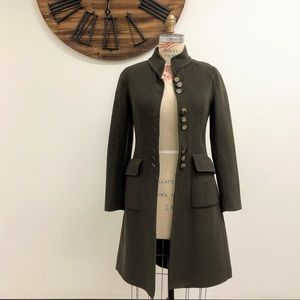 ZARA  || military wool coat